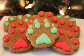 Christmas Dog Treats Gourmet Dog Treats Christmas Paw Prints With Grain Free Pumpkin Recipe Set Christmas Dog Treats Homemade Dog Treats Homemade Pet Treats
