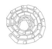 8E4274 TRACK LINK ASSEMBLY SEALED AND GREASED
