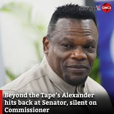 Head of the Inter Agency Task Force (IATF) and host of the Beyond the Tape  Programme Snr Supt Roger Alexander is calling for a public apology from  Independent Senator Paul Richards, claiming