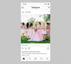 Instagram post with transparent background. Fake Instagram Post Mockup Creator Slidesbase