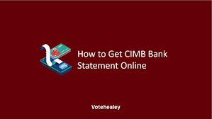 If you already have an online account with your bank, checking your debit card balance online is probably. How To Get Cimb Bank Statement Online View Print