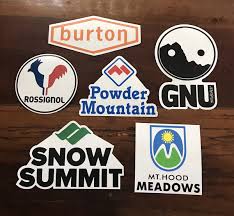 Ski Snowboard sticker pack