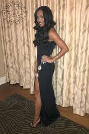 All The Details On Rachel Lindsay S Stylish Outfits On The Bachelorette Bachelorette Dress Gowns Dresses Dresses