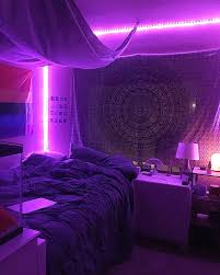 Indian Black White Tapestry X Edge Purple Lights Dreamy Room Neon Room Redecorate Bedroom