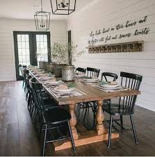 Mismatched Chairs And Country Table Frenchcountrydecorating Rustic Room Decor Joanna Gaines Dining Room Dining Room Decor