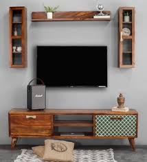 Modern tv cabinet designs with colorful tv unit design ideas tv panel design for lcd. Tv Units Cabinets Upto 70 Off Buy Tv Units Cabinets Tv Stands Online At Best Prices In India Pepperfry