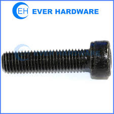 Grade 14 9 Hex Cap Screws Alloy Steel Socket Head Black Galvanizing Screws Hex Sockets