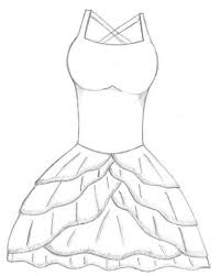 Image Result For Prom Dress Drawing Manualidades Escolares Escolares Manualidades