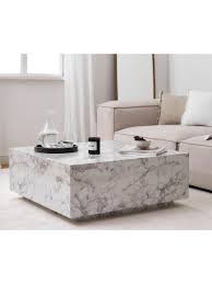 Design couchtisch marmor optik schwarz mit kupfer metallgestell | großer wohnzimmertisch design reizender couchtisch im modernen stil runde tischplatte auf filigranem metallgestell. Schwebender Couchtisch Lesley In Marmor Optik Westwingnow Couchtisch Marmor Mobel Wohnzimmer Couchtisch