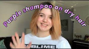 Aside from ye olde burgundy hair dye disaster, which happened the one time i stepped away from the safety of tony's hair colour reservation, i was pretty thrilled with the red. Putting Purple Shampoo On My Dry Strawberry Blonde Hair Youtube