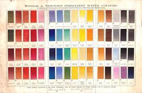 Color Charts Pigment Information On Colors And Paints