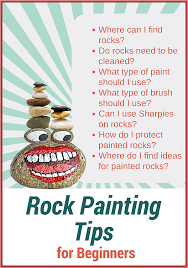 Rock Painting Tips For Beginners Where To Find Rocks Best Brushes Paints How To Seal And Protect Painted Rocks Stone Painting Rock Painting Art
