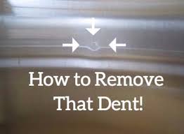 In this regard, how do you get scratches out of black stainless steel appliances? How To Remove Dents From Stainless Steel Appliances Dengarden