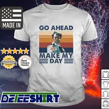Free shipping & fast turnaround. Clint Eastwood Go Ahead Make My Day Vintage Shirt Hoodie Sweater Long Sleeve And Tank Top