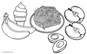 With this coloring page, your child can indulge in some junk food, without actually eating it! Free Printable Food Coloring Pages For Kids Cool2bkids