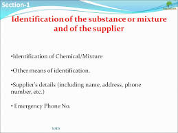 Why should i care about a msds? Ppt Material Safety Data Sheet Msds And It S 16 Section Training Document