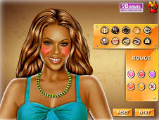 beyonce knowles makeover celebrity games
