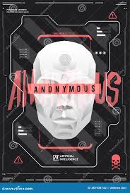 AI and Technology Concept. Abstract Glowing Colorful Digital Brain with  Circuit Background Stock Vector