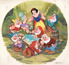 Animation Art - Snow White & The Seven Dwarfs Original Picture Disc Artwork  - Comic Mint