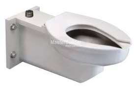 Zurn Z5683 Stainless Steel Antimicrobial Powder Coated Wall Hung Concealed Flush Valve Toilet Flush Valves Wall Mounted Toilet Wall Hung Toilet