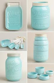 ceramic mason jar kitchen accessories