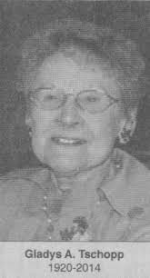 TSCHOPP, Gladys Anna Adelheid 1920