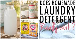 homemade laundry detergents really work
