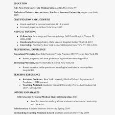 The best cv examples for your next dream job search. Medical Curriculum Vitae Example