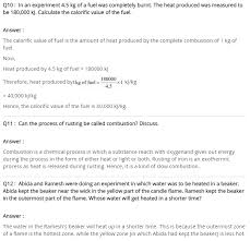 Ncert Solutions For Class 8 Science Materials Combustion And Flame Class 8 Science Solutions