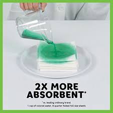 When you're cleaning up spills around the house, you want a paper towel that's both strong and absorbent. Bounty Paper Towels White 6 Big Rolls 8 Regular Rolls Pricepulse