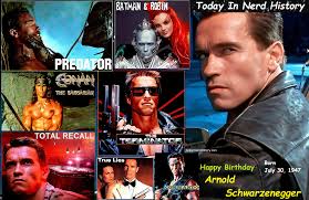 07-30 Happy Birthday Arnold Schwarzenegger, born July 30, 1947. Arnold  Alois Schwarzenegger is also an Austrian-born American actor, film  producer, activist, businessman, investor, writer, philanthropist, former  professional bodybuilder and politician ...