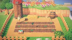 Made A Little Farm Area To Store My Turnips Ac Newhorizons Animal Crossing Game New Animal Crossing Animal Crossing