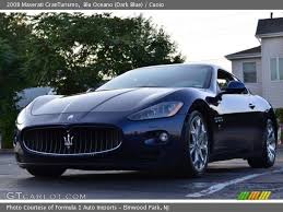 Night Blue Maserati Blu Oceano Dark Blue 2008 Maserati Granturismo With Cuoio Interior Maserati Granturismo Maserati Dream Cars