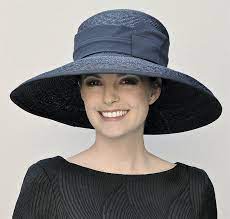 Women S Black Hat Wide Brim Hat Audrey Hepburn Hat Etsy In 2021 Audrey Hepburn Hat Navy Hats Wedding Hats