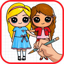 Another free people for beginners step by step drawing video tutorial. Amazon Com Learn How To Draw Lil Cute Girls Apps Games