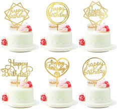 Online cake ordering and cake delivery in dubai and uae. Buy Sky Touch 6 Pcs Happy Birthday Acrylic Cake Topper Decorations Online Shop Electronics Appliances On Carrefour Uae