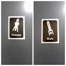 Ohne mindestbestellung, mit mengenrabatt, exzellentem kundenservice & klimakompensation! Public Restroom Signs At The Nevis Bungy Jump Site Queenstown New Zealand Funny