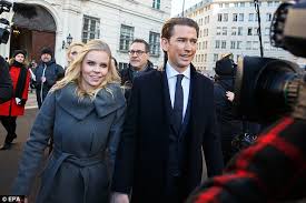 Susanne thier is the proud girlfriend of austrian politician, sebastian kurz. Austria S Far Right Freedom Party Is Sworn In To Power Daily Mail Online