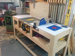 Table Saw Station Table Saw Station Diy Table Saw Table Saw Workbench