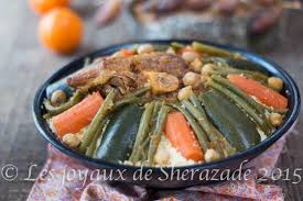 Couscous Algerien Aux Haricots Verts Recette Couscous Algerien Cuisine Arabe Couscous