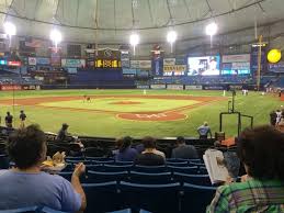 Tropicana Field Section 103 Row T Seat 7 8 Tampa Bay