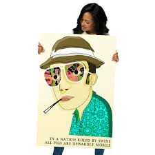 hunter s thompson poster products for sale