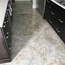 Final Photos Of The 24x24 Tarsus Grey Polished Porcelain Tile On The South Tampa Florida 3r Grey Polished Porcelain Tiles Gray Porcelain Tile Kitchen Flooring