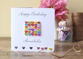 Handmade Personalised Birthday Card Personalized Happy Birthday Card Name B Birthday Card With Name Happy Birthday Greeting Card Birthday Cards For Brother