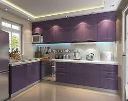 Choosing The Best Material For Kitchen Cabinets Kitchen Cabinets Materials Purple Kitchen Cabinets Modular Kitchen Cabinets