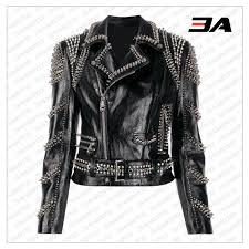 Because at leather skin shop you can find it all. Studded Leather Jacket Buy Studded Punk Style Leather Jacket For Sale