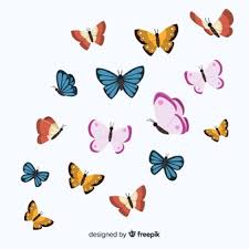 Orchid flower powerpoint background is blue and sea designed. Pink Butterfly Background Images Free Vectors Stock Photos Psd