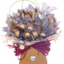 Pin By Coco Blooms Chocolate Bouquets On Ferrero Rocher Chocolate Bouquets Chocolate Bouquet Ferrero Rocher Chocolates Gift Bouquet