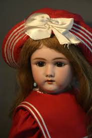 Heinrich Handwerck!!! Mold 109!!! Around 1900!!! 59cm=23 inches!!! €690  Head made of finest bisque porcelain, no hairline cracks, no color rubbing.  Beautiful brown sleeping eyes, open mouth with an upper row of