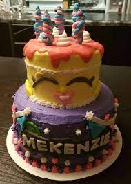 But it is the icing that makes the cake. I Made A Shopkins Cake For A 7 Year Old Little Girl S Birthday Attempted The Melted Buttercream Thing To Drip Down Off T Shopkins Cake Cake 7th Birthday Cakes